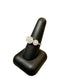 10KT WG PPF STYLE RB ILLUSION HALO RING 1/2CTTW RING SZ 8