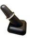 14KT WG 1/2CTTW RB CHANNEL SETY ANIVERSARY BAND EURO SHANK SZ 6.5